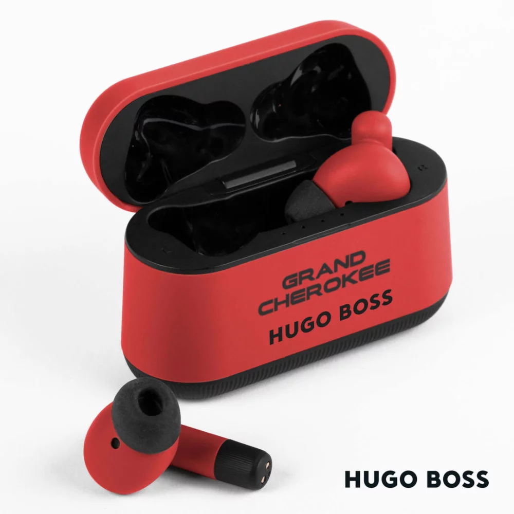Écouteurs sans fil Hugo Boss® Gear Matrix - Rouge