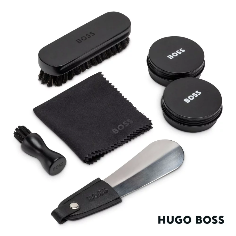 Hugo Boss® Iconic Shoe Care Kit - Black