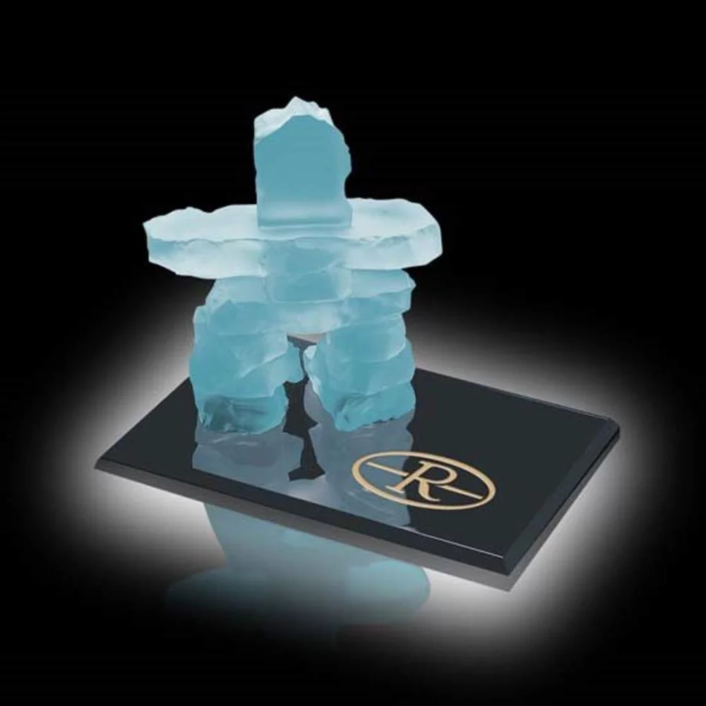 Inukshuk sur Ébène - Givré 2½"