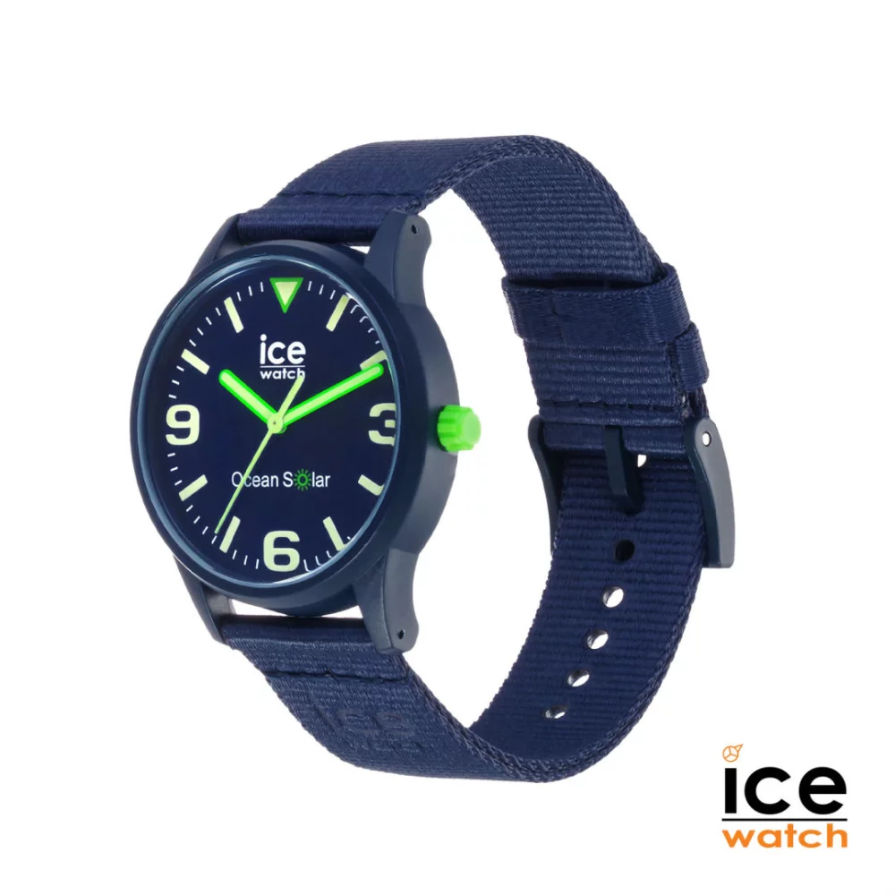 Montre solaire Ice Watch® Ocean - Bleu foncé