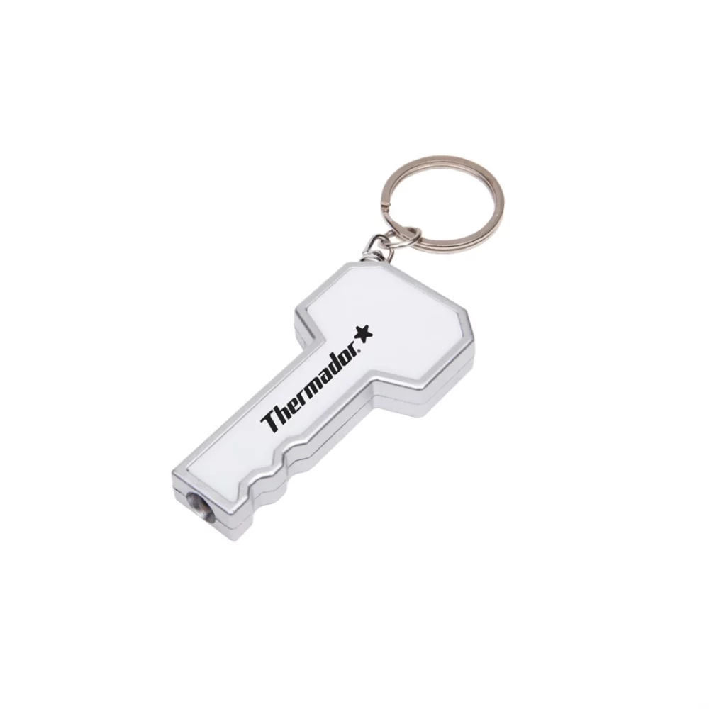Le porte-clés LED/mini lampe de poche - Blanc
