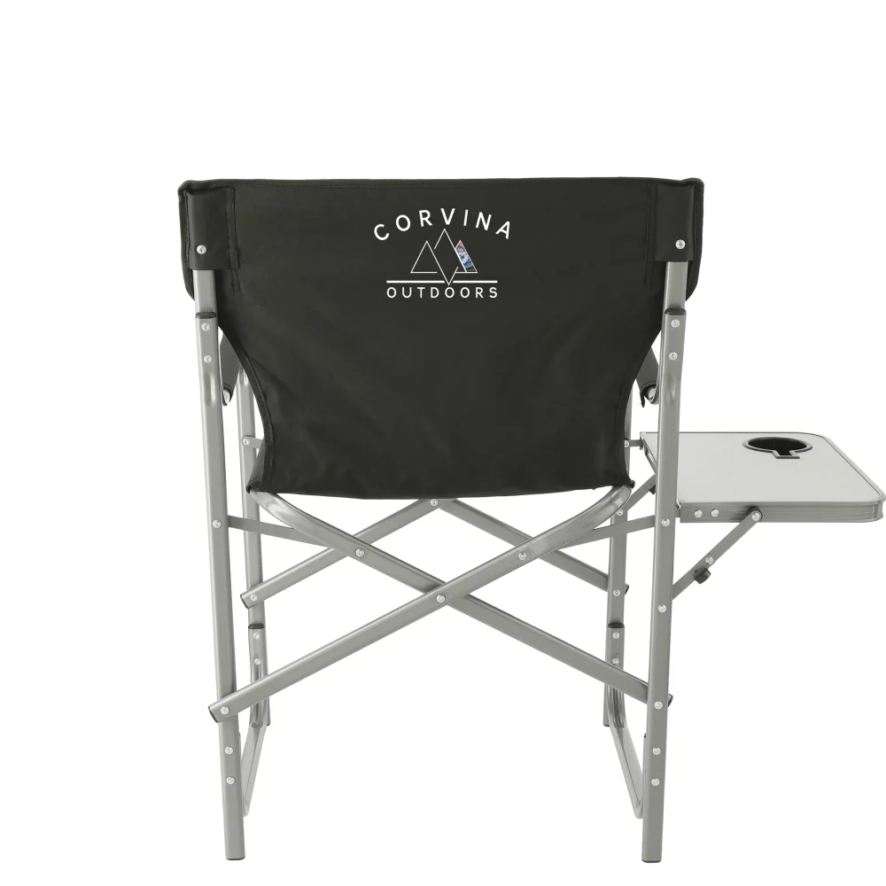 Chaise de directeur avec table d'appoint