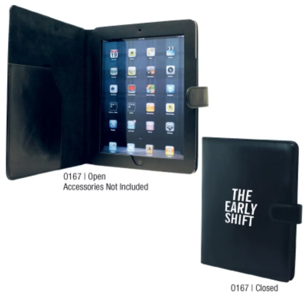 The Associate Leatherette Tablet Holder - Black