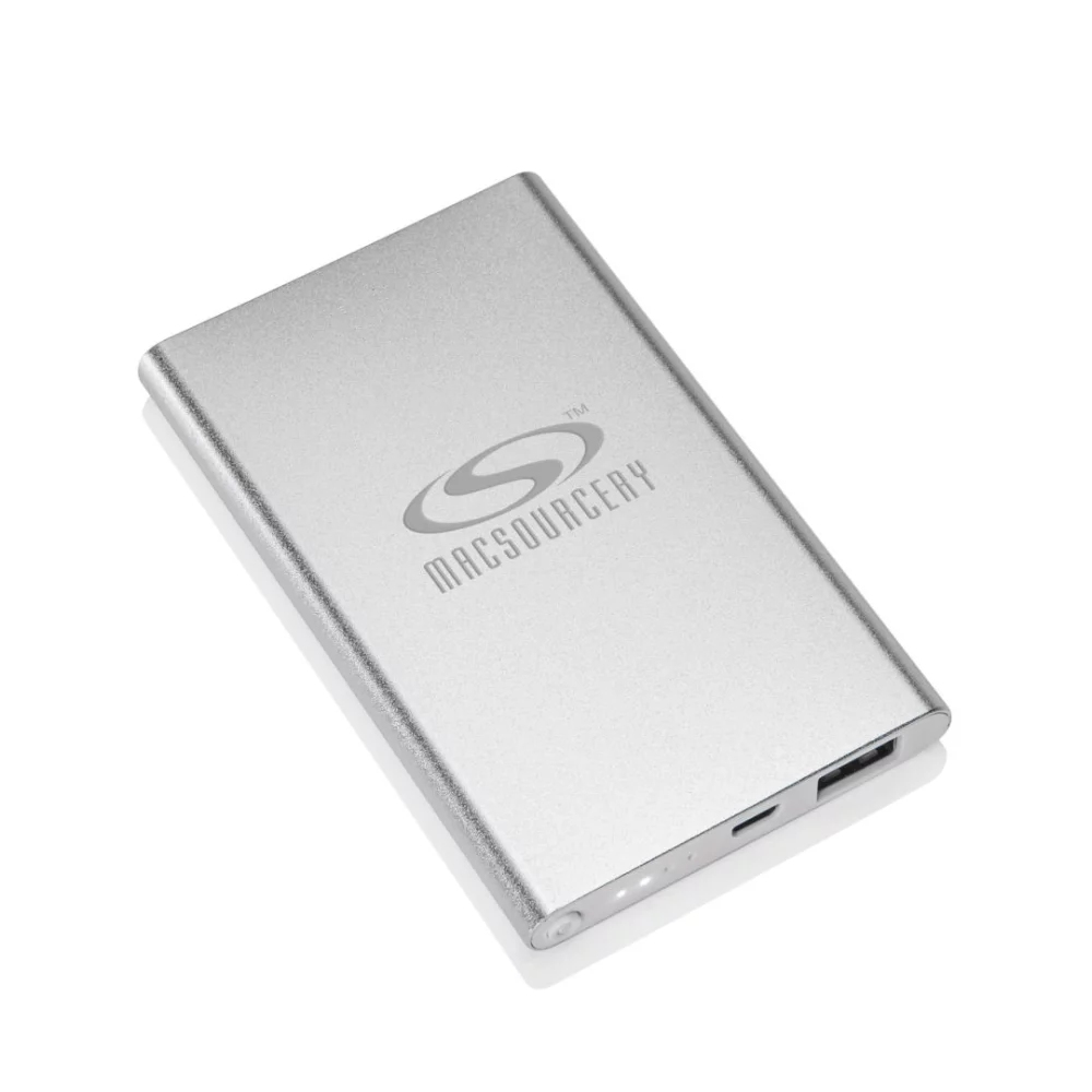 Slim Power Bank - Silver