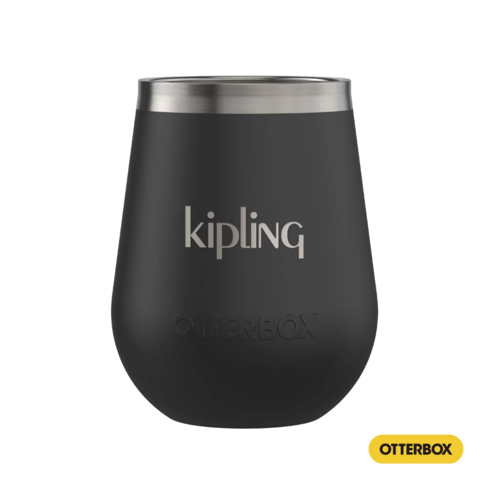 Otter Box® Elevation Wine Tumbler - 10oz Silver Panther Black