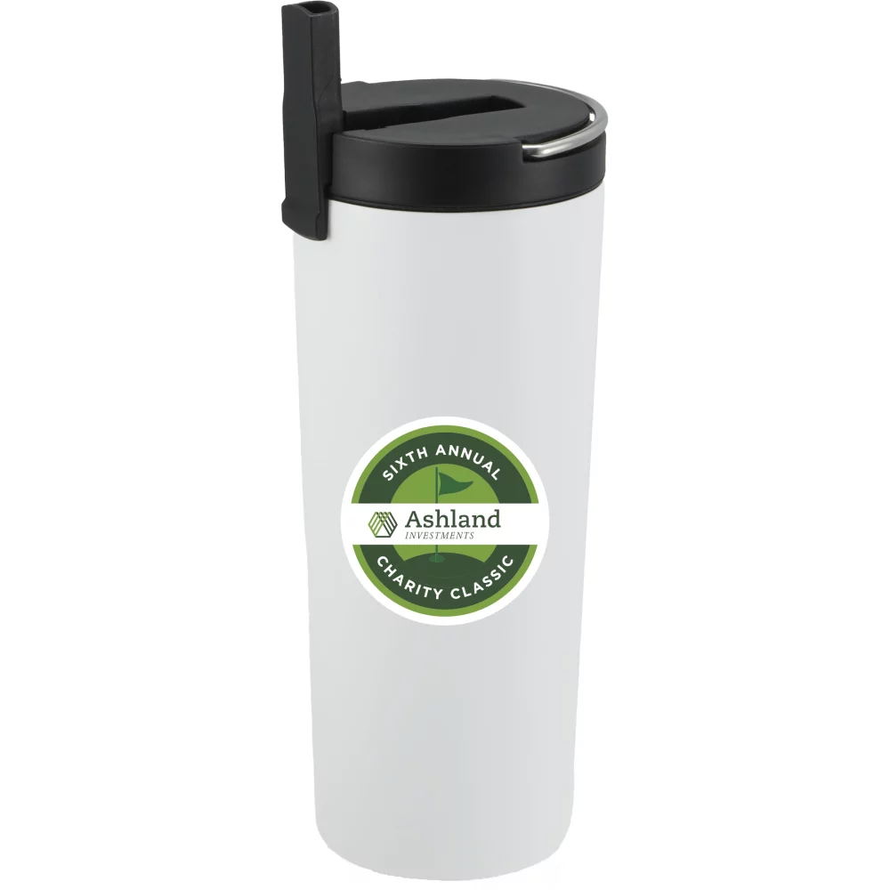 Thor Copper Insulated Tumbler 24oz Flip Straw Lid