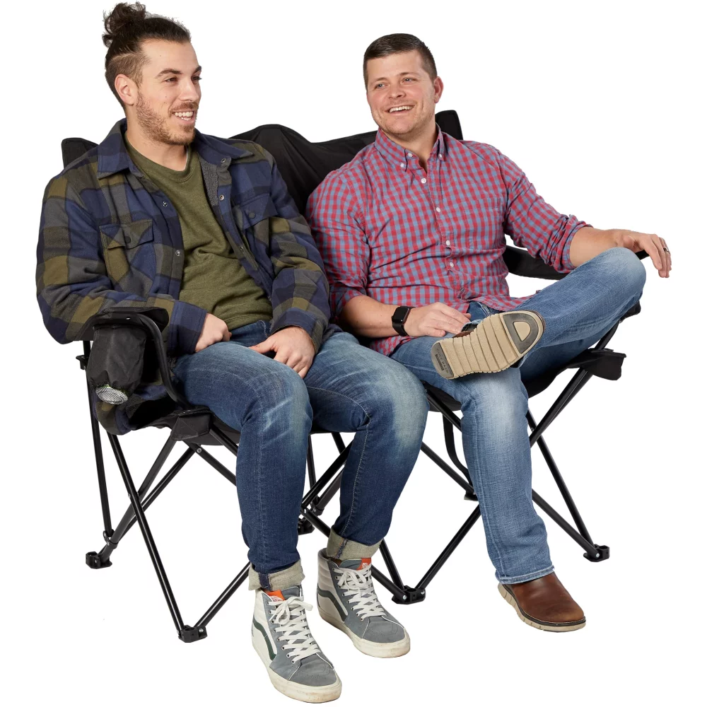 Chaise pliante à deux places