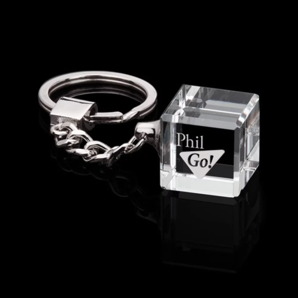 Porte-clés optique - Cube