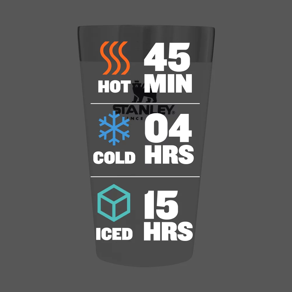Gobelet empilable de 16 oz Stanley Stay-Chill