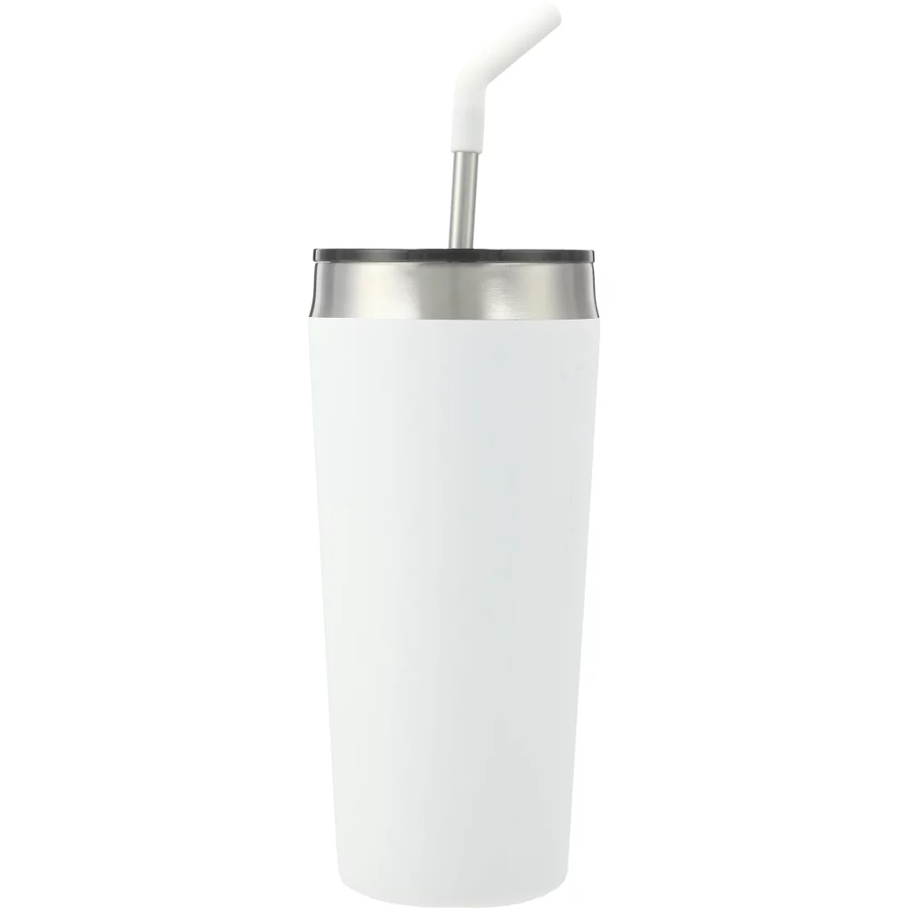 Gobelet sous vide Faye 20 oz avec paille en acier inoxydable