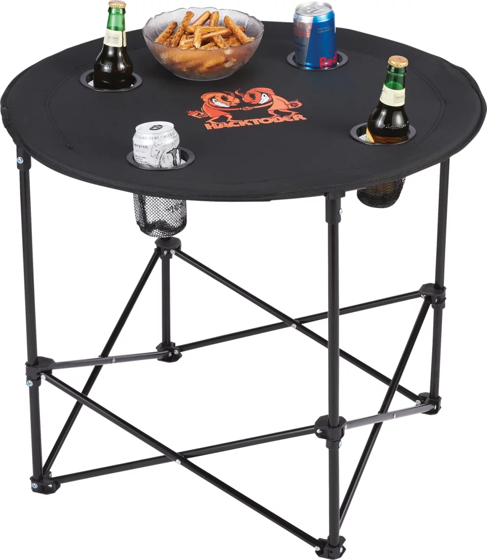 Table pliante pour 4 personnes pour les jours de match
