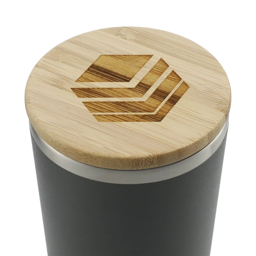 FSC 100% Bamboo lid 14oz Brees Copper Vac Tumbler