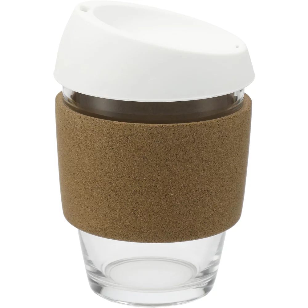 Tasse en verre Brooklyn avec bande en liège 12 oz