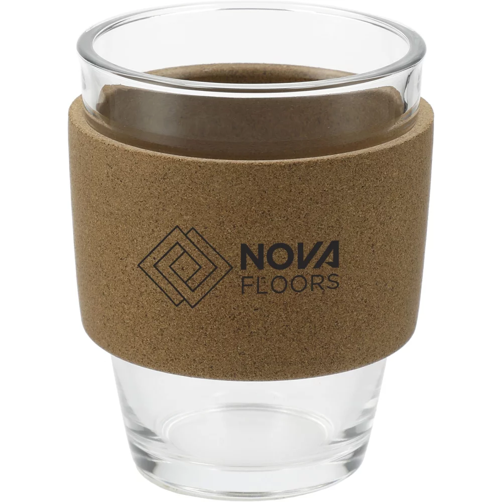Brooklyn Glass cup with Cork Band 12oz