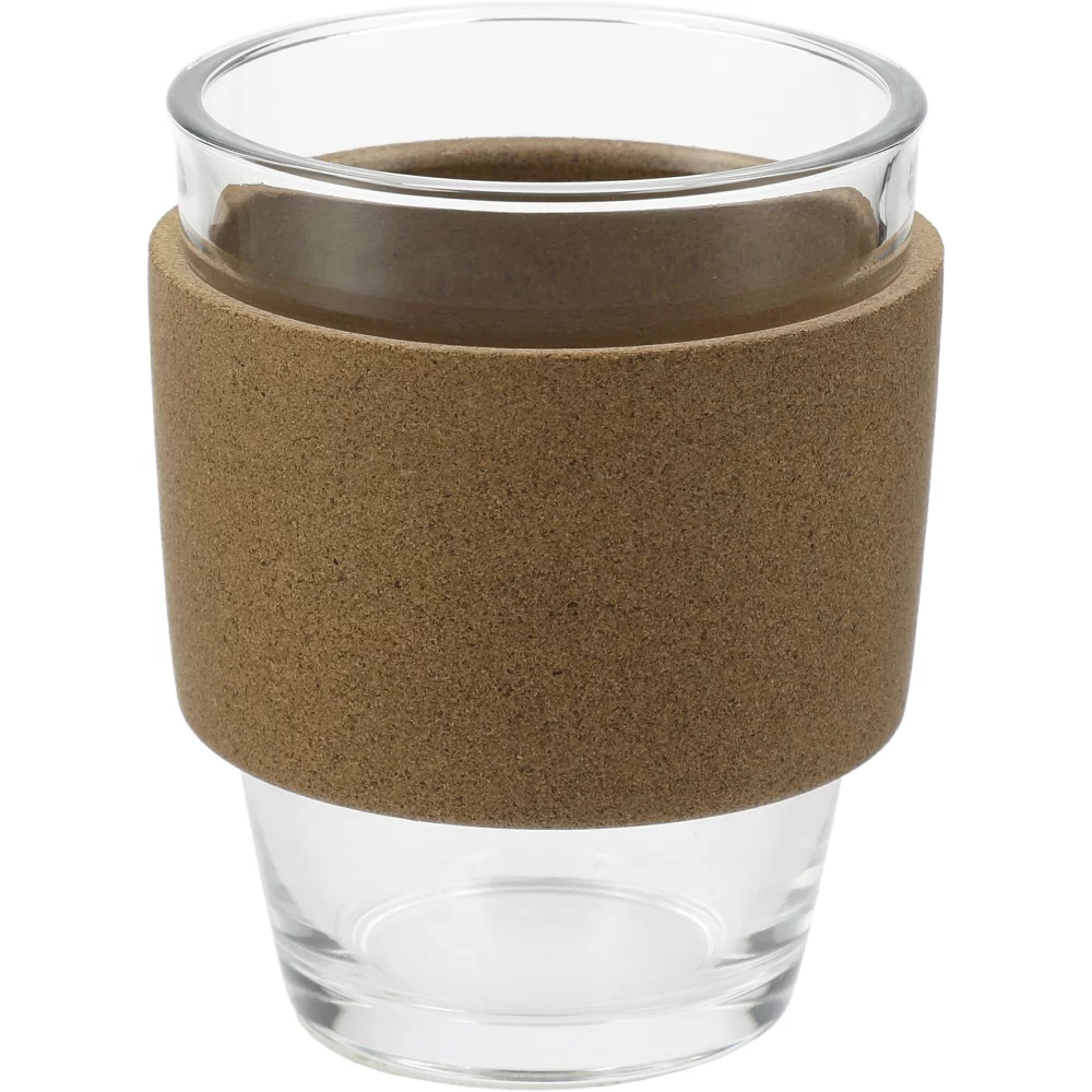 Tasse en verre Brooklyn avec bande en liège 12 oz