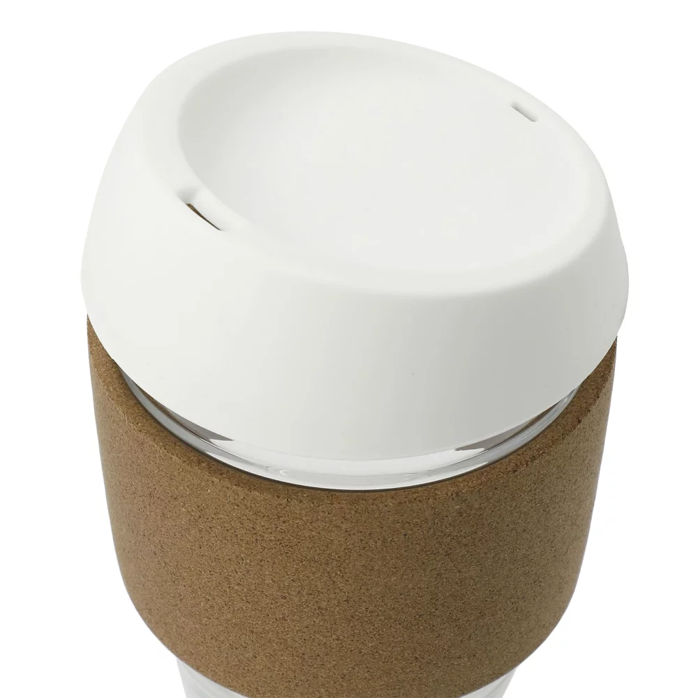 Tasse en verre Brooklyn avec bande en liège 12 oz