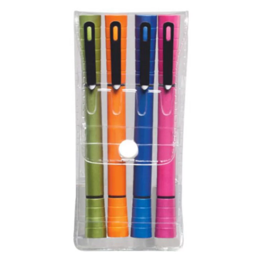 Double Stylo surligneur 4 pièces (Précisez les couleurs)