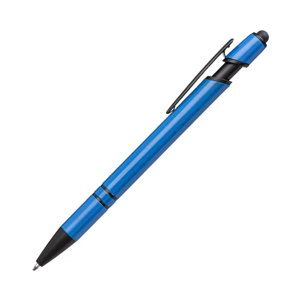 Stylo à bille et stylet Austen - Bleu