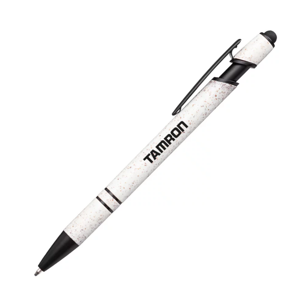 Stylo à bille et stylet Austen - Blanc