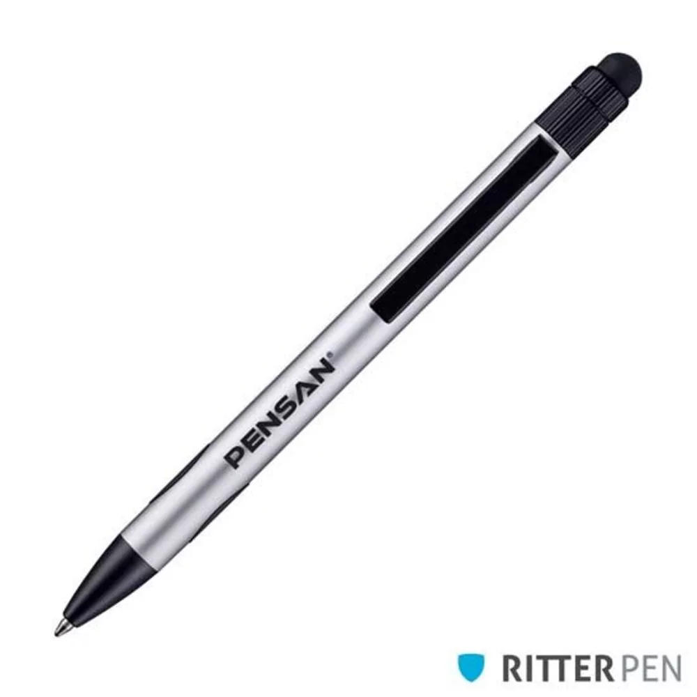 Stylo métallique Ritter® Space Touch - Argent