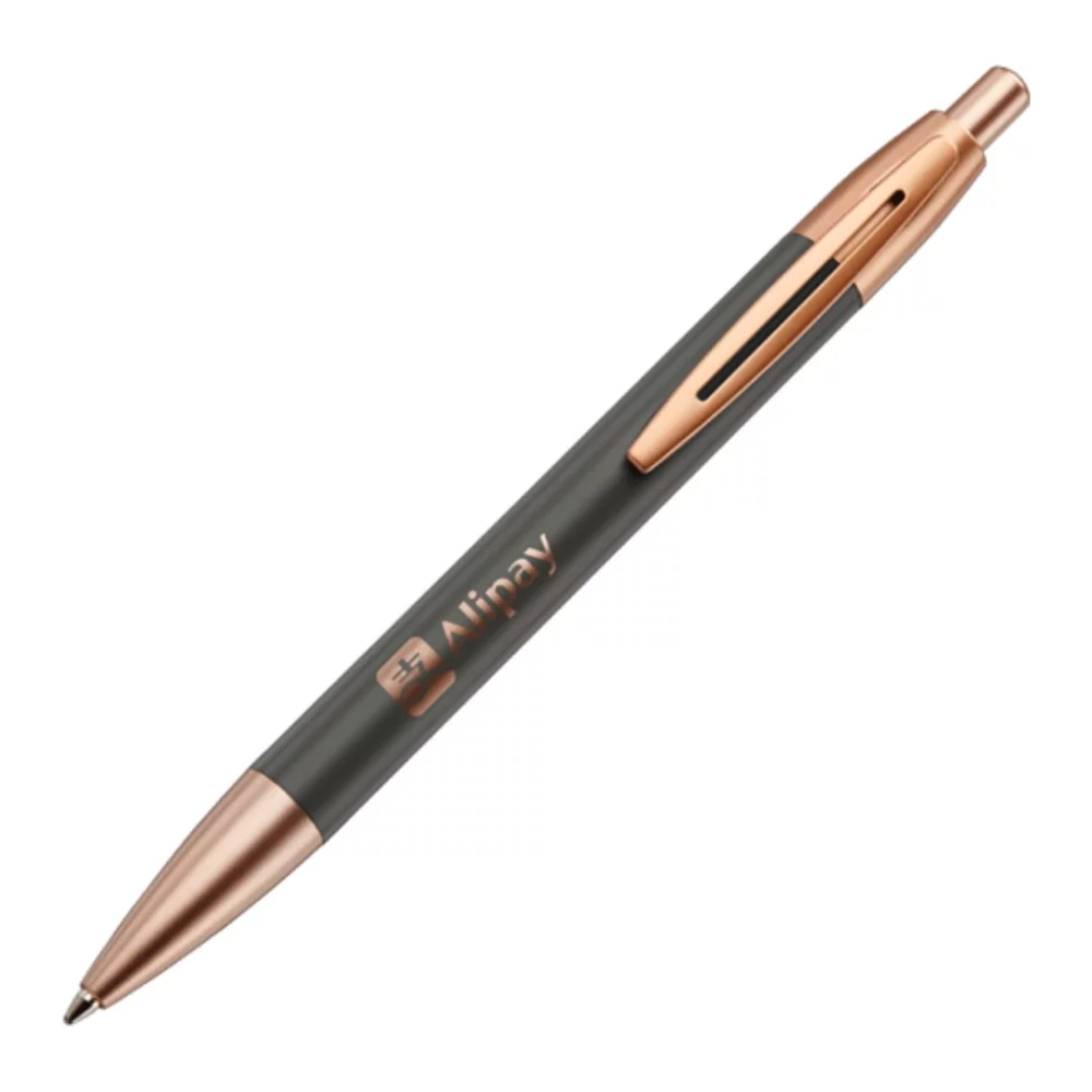 Stylo métallique Rosie - Métal gris anthracite