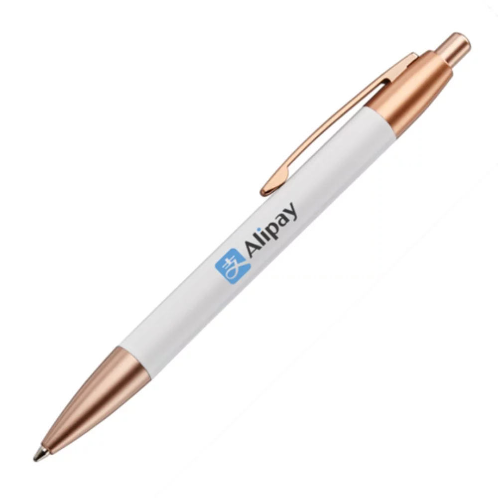 Stylo en métal Rosie - Blanc