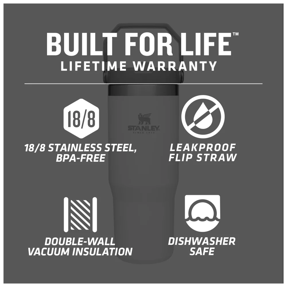 Gobelet à paille basculante Stanley IceFlow™ de 30 oz