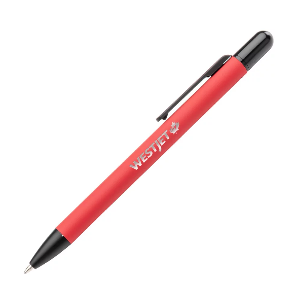 Stylo Alaia avec surligneur - Rouge