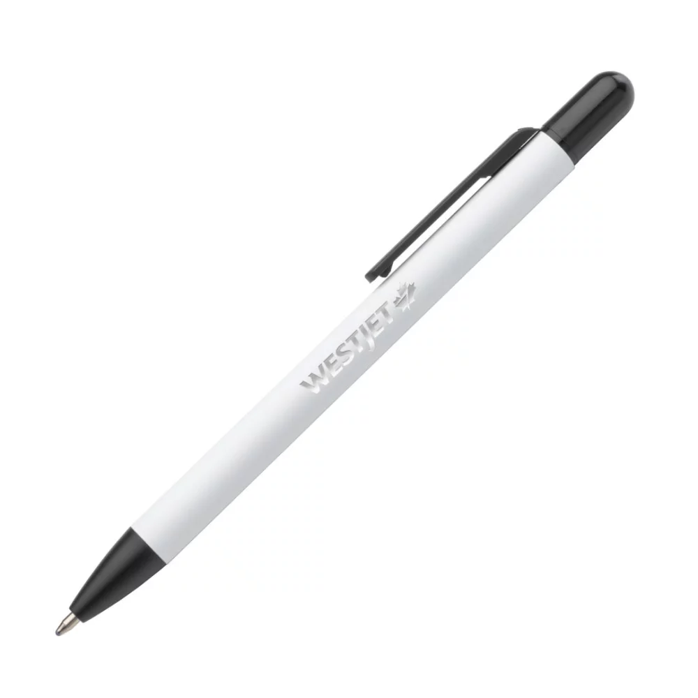 Stylo Alaia avec surligneur - Blanc