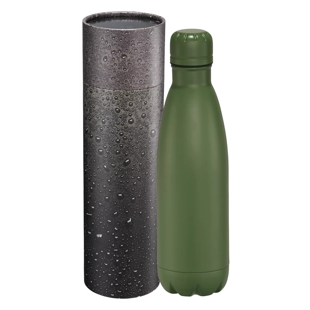 17 Oz. Copper Vac Bottle w/Cylindrical Box