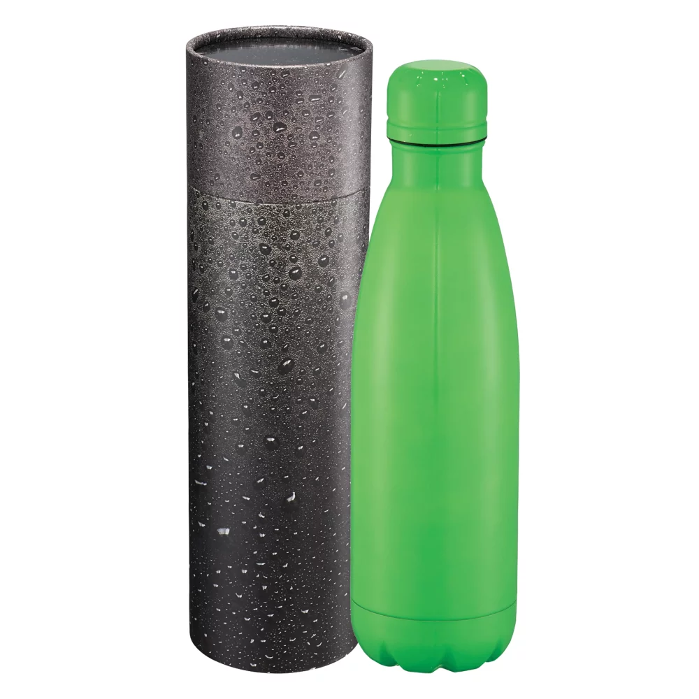 Bouteille sous vide en cuivre de 17 oz avec boîte cylindrique