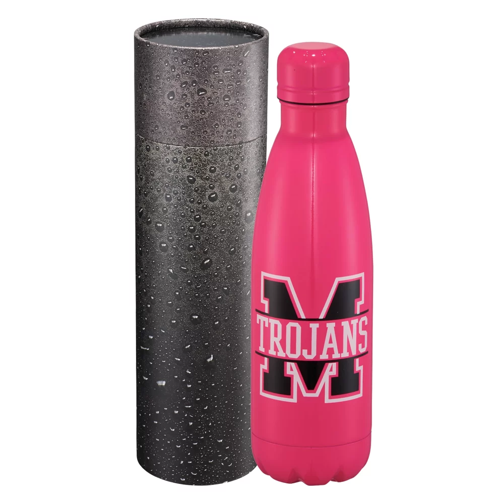 17 Oz. Copper Vac Bottle w/Cylindrical Box