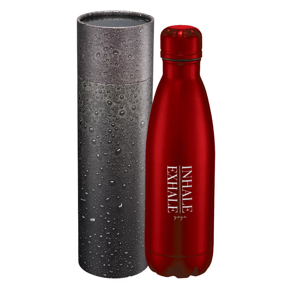 17 Oz. Copper Vac Bottle w/Cylindrical Box