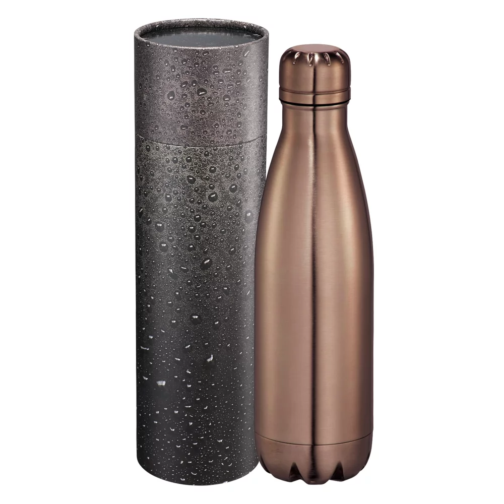 17 Oz. Copper Vac Bottle w/Cylindrical Box