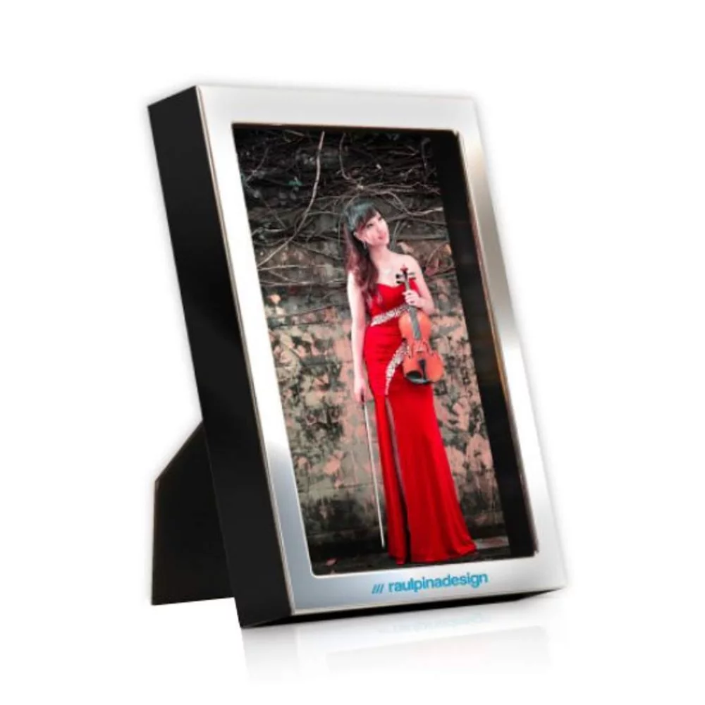 Luna Frame - Silver/Black 5"x7"