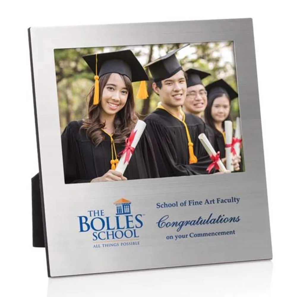 Cadre Giovanna - Argent brossé 10x15 cm