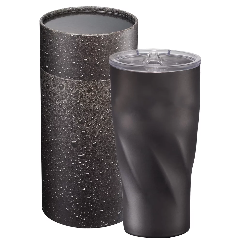 Tumbler en cuivre Hugo de 20 oz avec boîte cylindrique