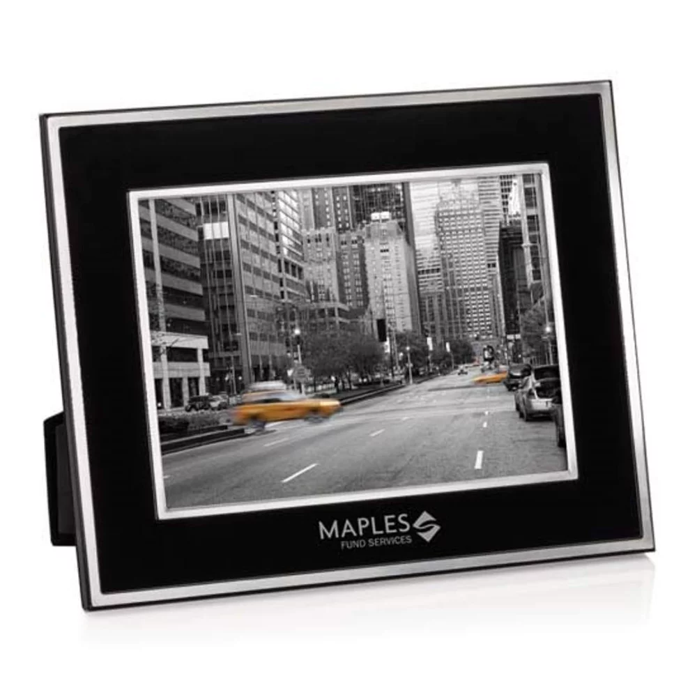 Grenada Frame - Black/Silver 4"x6"