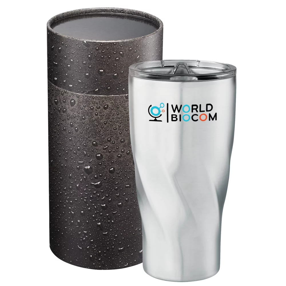 Tumbler en cuivre Hugo de 20 oz avec boîte cylindrique