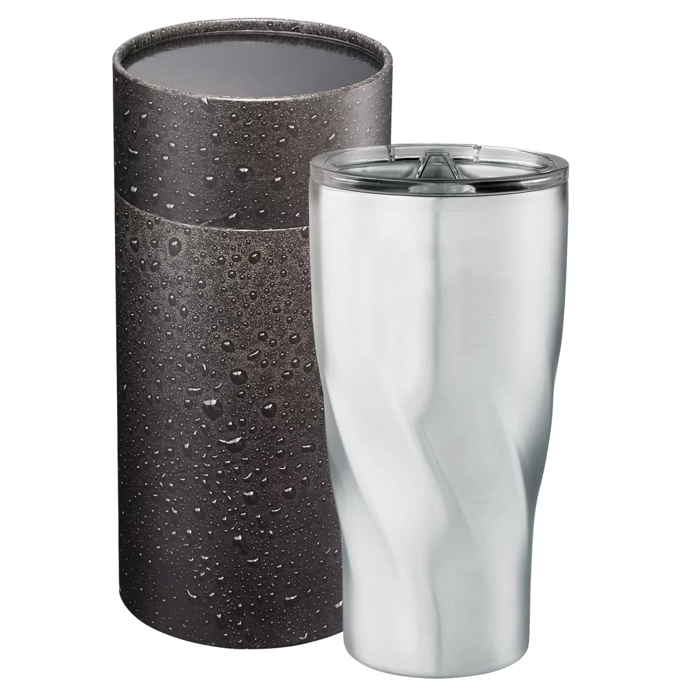 Tumbler en cuivre Hugo de 20 oz avec boîte cylindrique