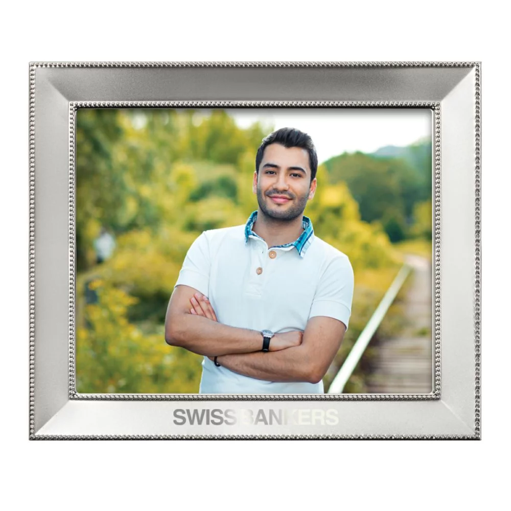 Cadre Jimena - Perle Argentée 8"x10"