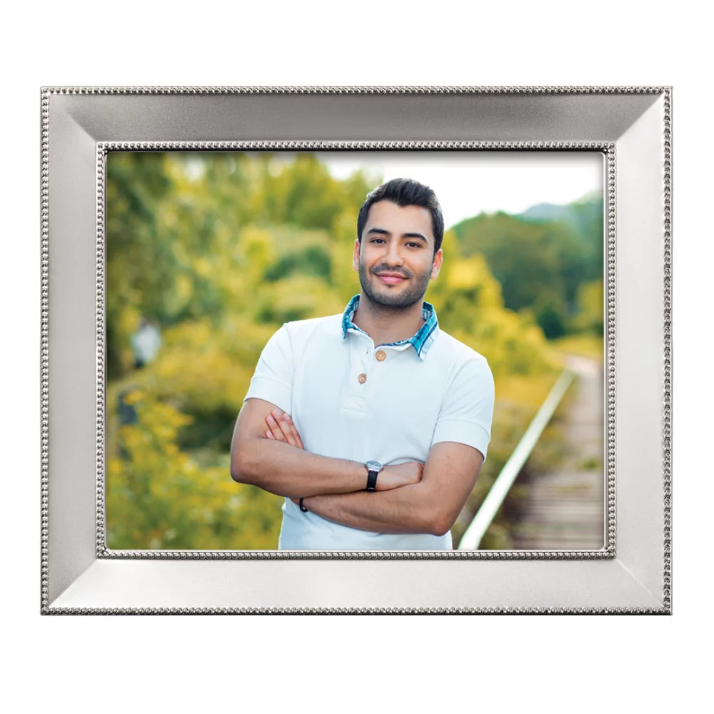 Cadre Jimena - Perle Argentée 8"x10"