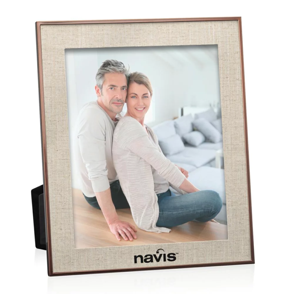 Cadre Bolton - Cuivre/Tissu 8"x10"