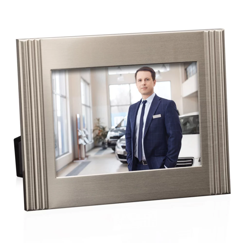 Cadre Barnes - Étain 5"x7"