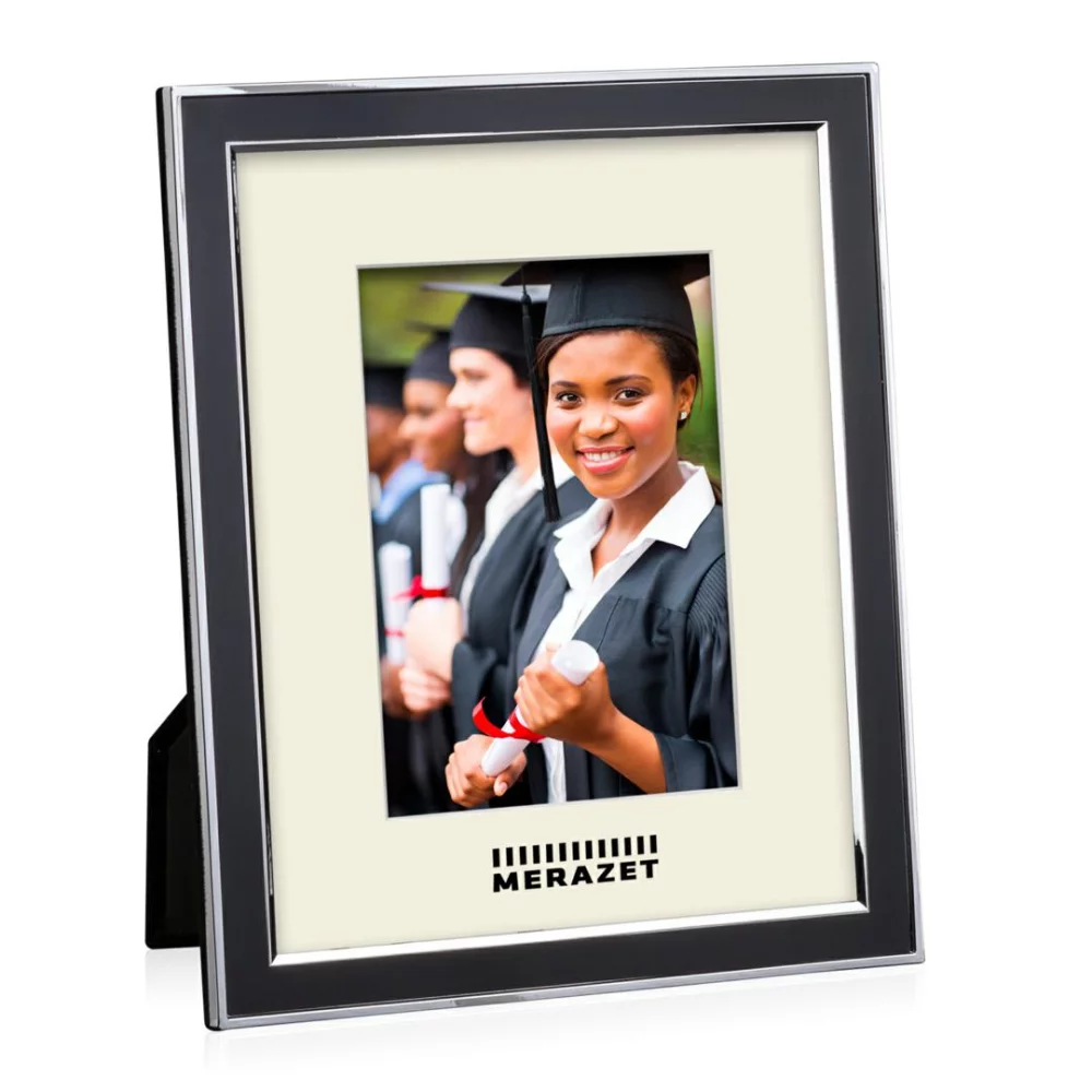 Cadre Rhea - Noir/Crème 5"x7"