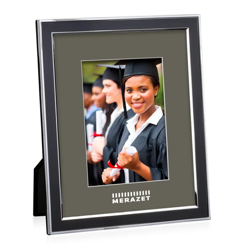 Cadre Rhea - Noir/Gris Dover 5"x7"