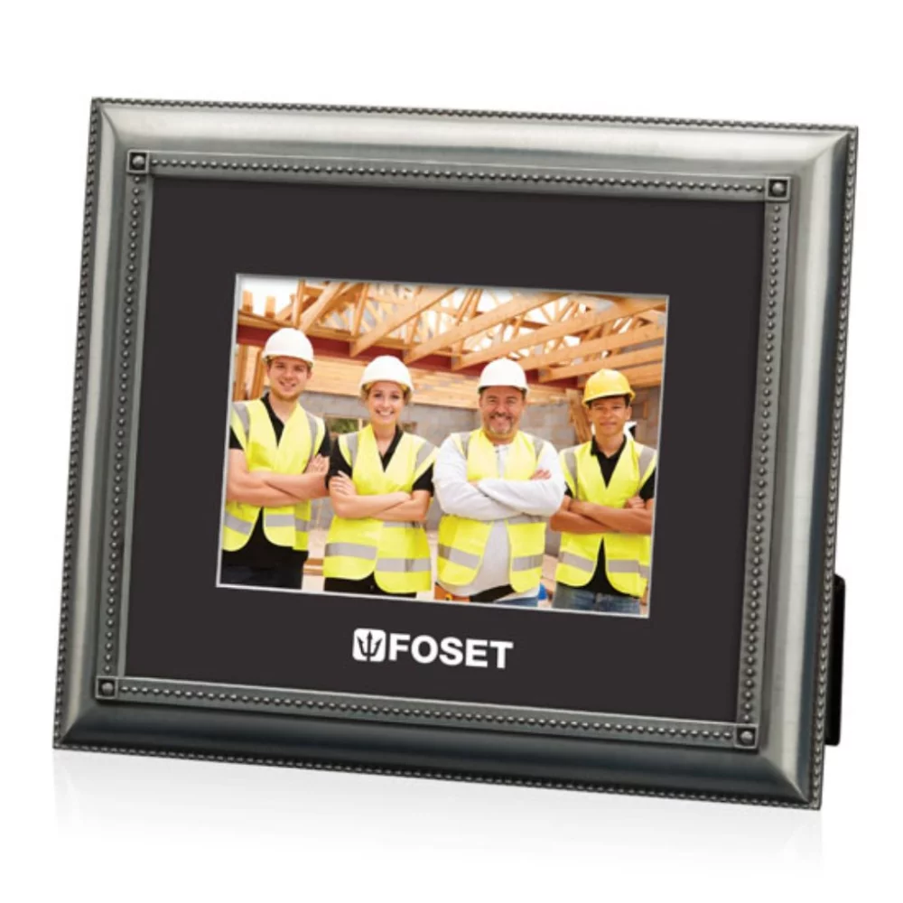 Protea Frame - Antique Pewter/Onyx 5"x7"