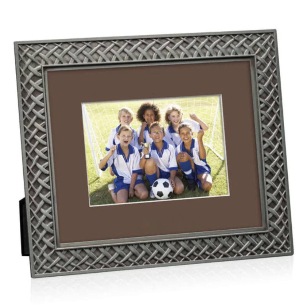 Camilla Frame - Antique Pewter/Chestnut 5"x7"