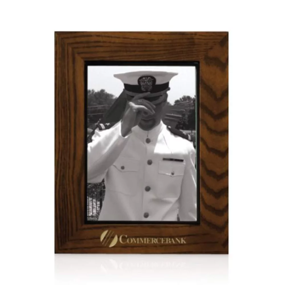 Alder Frame - Walnut/Ebony 4"x6"