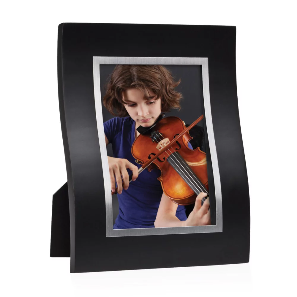 Obsidian Frame - Black/Silver 8"x10"